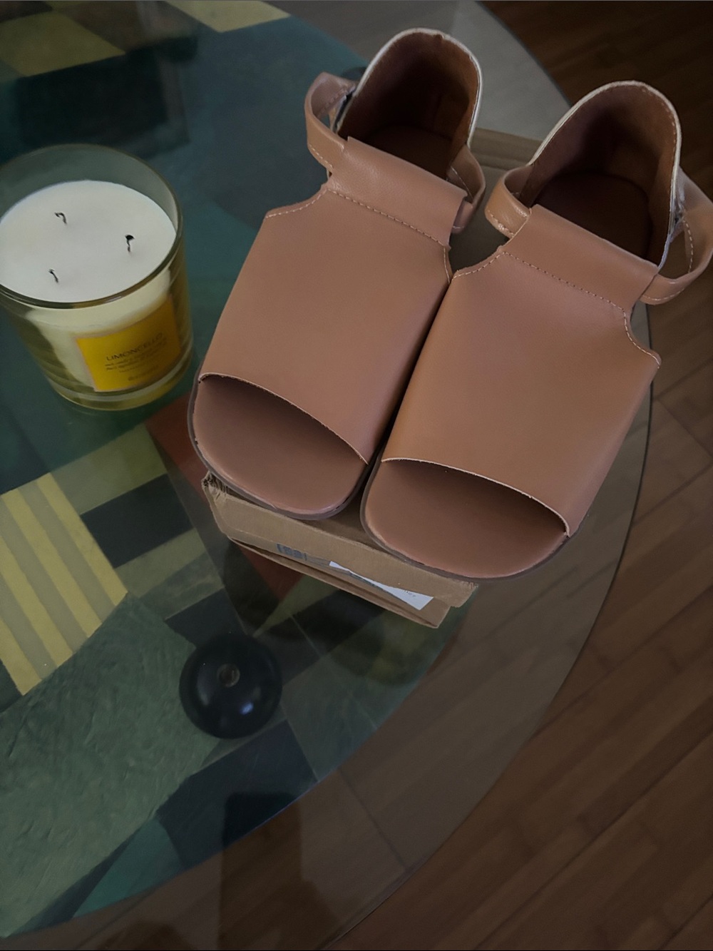 Women's Open-Toe Sandals in Tan